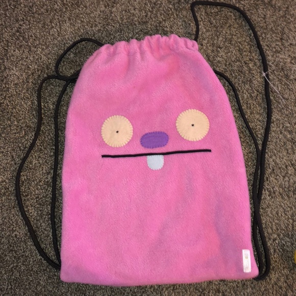 uglydoll Handbags - RARE UGLYDOLL KITSON KET PINK PLUSH BACKPACK BAG